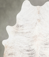 Grey Brindle Large Brazilian Cowhide Rug 6'7"H x 5'6"W #A56206 by Hudson Hides
