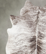 Grey Brindle X-Large Brazilian Cowhide Rug 6'4"H x 6'4"W #A56208 by Hudson Hides