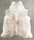 Light Brindle Large Brazilian Cowhide Rug 5'10"H x 5'11"W #A56210 by Hudson Hides