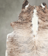 Light Brindle X-Large Brazilian Cowhide Rug 7'0"H x 6'0"W #A56211 by Hudson Hides