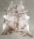 Light Brindle X-Large Brazilian Cowhide Rug 6'11"H x 6'5"W #A56215 by Hudson Hides