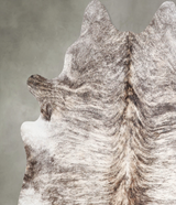 Light Brindle X-Large Brazilian Cowhide Rug 6'11"H x 6'5"W #A56215 by Hudson Hides