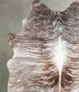 Light Brindle Large Brazilian Cowhide Rug 6'6"H x 5'4"W #A56217 by Hudson Hides