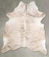 Light Brindle X-Large Brazilian Cowhide Rug 6'10"H x 6'2"W #A56220 by Hudson Hides