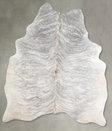 Grey Brindle Large Brazilian Cowhide Rug 7'1"H x 5'8"W #A56221 by Hudson Hides