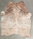Light Brindle Medium Brazilian Cowhide Rug 5'7"H x 4'11"W #A56223 by Hudson Hides