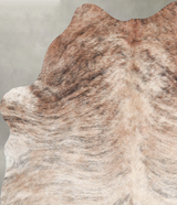 Light Brindle Medium Brazilian Cowhide Rug 5'7"H x 4'11"W #A56223 by Hudson Hides