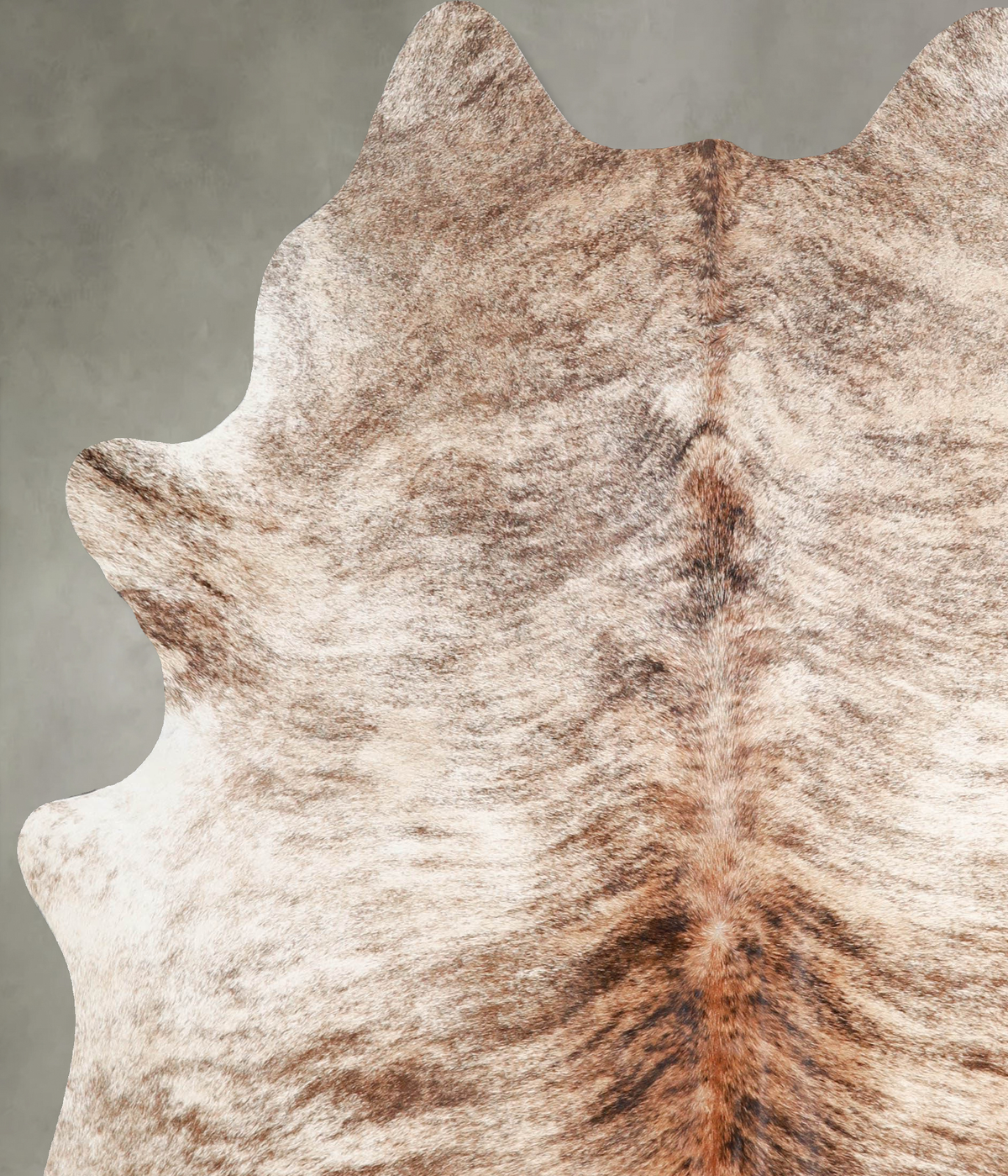 Light Brindle X-Large Brazilian Cowhide Rug 6'11"H x 5'10"W #A56227 by Hudson Hides