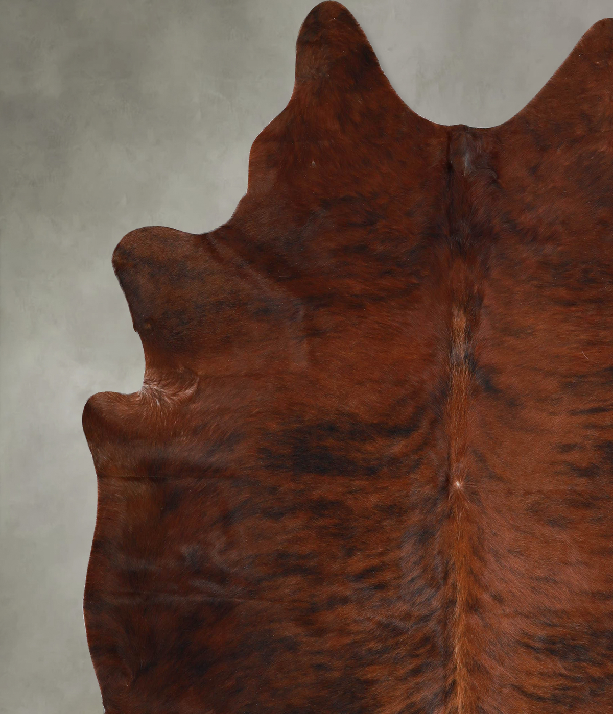 Dark Brindle X-Large Brazilian Cowhide Rug 7'4"H x 6'9"W #A56235 by Hudson Hides
