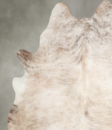 Light Brindle XX-Large Brazilian Cowhide Rug 8'1"H x 7'5"W #A56237 by Hudson Hides
