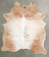 Light Brindle X-Large Brazilian Cowhide Rug 7'1"H x 5'11"W #A56238 by Hudson Hides