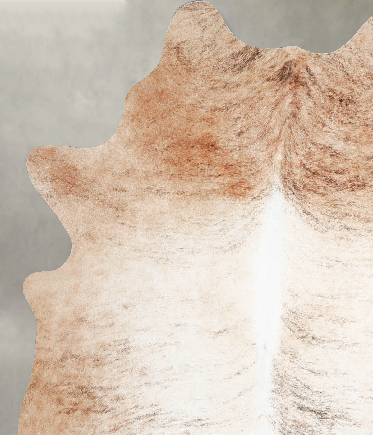 Light Brindle X-Large Brazilian Cowhide Rug 7'1"H x 5'11"W #A56238 by Hudson Hides