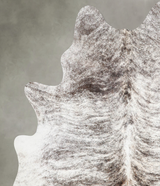 Grey Brindle Large Brazilian Cowhide Rug 6'2"H x 5'4"W #A56244 by Hudson Hides