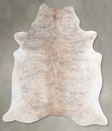 Light Brindle Large Brazilian Cowhide Rug 6'5"H x 6'2"W #A56245 by Hudson Hides