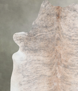 Light Brindle Large Brazilian Cowhide Rug 6'5"H x 6'2"W #A56245 by Hudson Hides