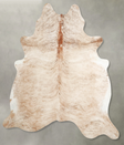 Light Brindle X-Large Brazilian Cowhide Rug 7'3"H x 6'8"W #A56246 by Hudson Hides