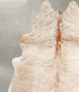 Light Brindle X-Large Brazilian Cowhide Rug 7'3"H x 6'8"W #A56246 by Hudson Hides