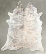 Light Brindle X-Large Brazilian Cowhide Rug 7'3"H x 6'4"W #A56247 by Hudson Hides