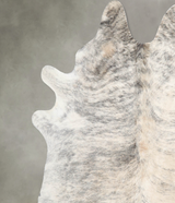 Light Brindle X-Large Brazilian Cowhide Rug 7'3"H x 6'4"W #A56247 by Hudson Hides