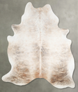 Light Brindle X-Large Brazilian Cowhide Rug 7'3"H x 6'2"W #A56248 by Hudson Hides