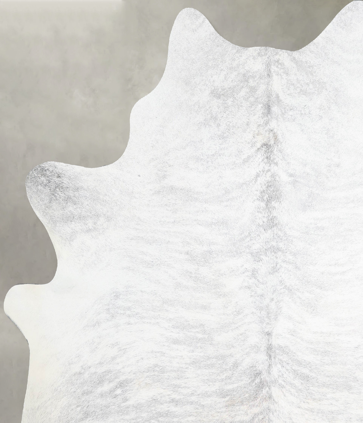 Grey Brindle Large Brazilian Cowhide Rug 6'8"H x 5'11"W #A56252 by Hudson Hides