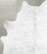Grey Brindle Large Brazilian Cowhide Rug 6'8"H x 5'11"W #A56252 by Hudson Hides