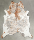 Light Brindle X-Large Brazilian Cowhide Rug 7'3"H x 6'7"W #A56254 by Hudson Hides