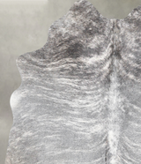 Grey Brindle Medium Brazilian Cowhide Rug 5'7"H x 4'7"W #A56255 by Hudson Hides