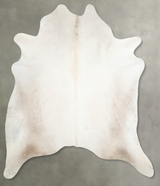Champagne X-Large Brazilian Cowhide Rug 7'0"H x 6'10"W #A56256 by Hudson Hides