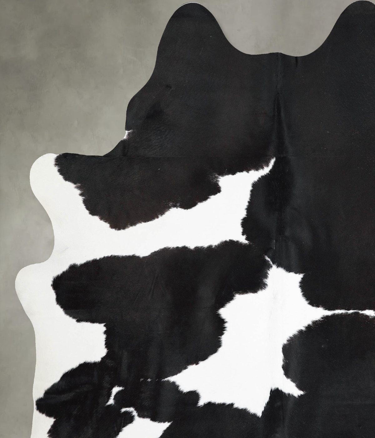Black and White X-Large Brazilian Cowhide Rug 7'9"H x 6'5"W #A56259 by Hudson Hides