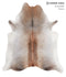 Grey with Beige X-Large Brazilian Cowhide Rug 7'5