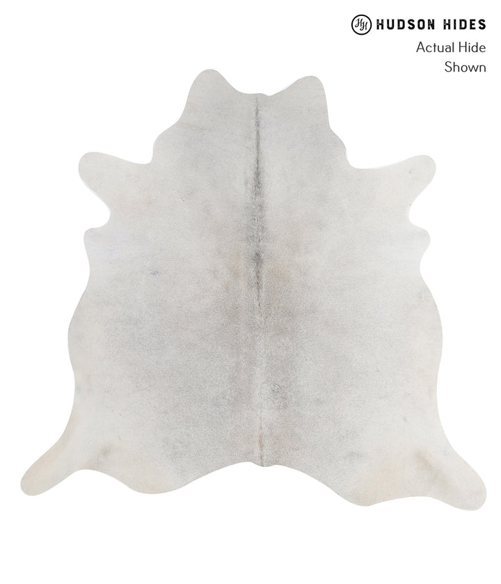 Medium Grey Large Brazilian Cowhide Rug 6'1"H x 6'5"W #A5710 by Hudson Hides