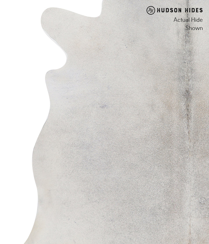 Medium Grey Large Brazilian Cowhide Rug 6'1"H x 6'5"W #A5710 by Hudson Hides