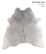 Medium Grey Large Brazilian Cowhide Rug 6'1"H x 6'3"W #A5712 by Hudson Hides