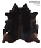 Solid Black X-Large Brazilian Cowhide Rug 6'10