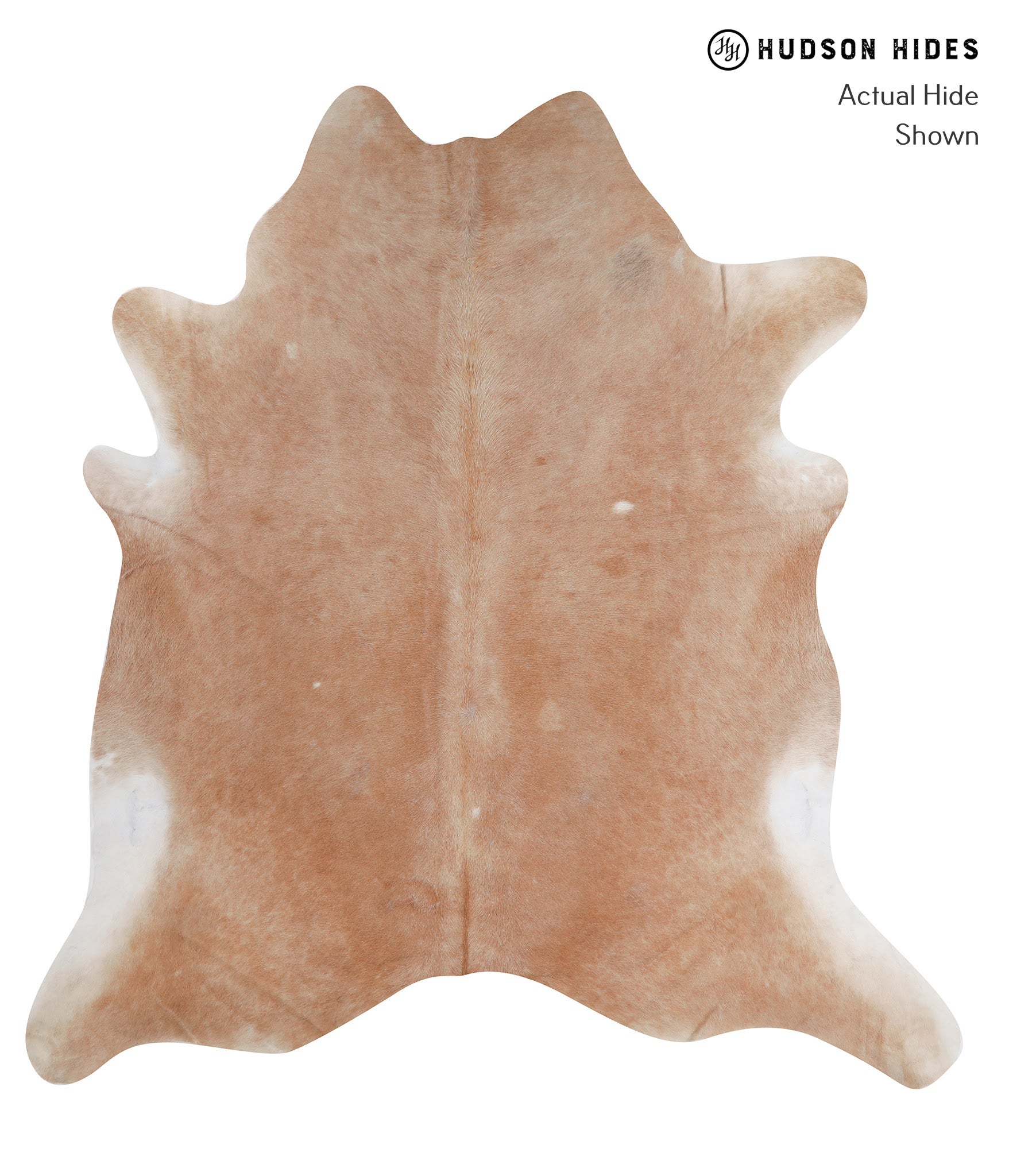 Beige Cowhide Rug #A5956