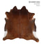 Warm Caramel X-Large Brazilian Cowhide Rug 6'11