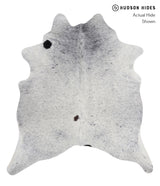 Salt and Pepper Black X-Large Brazilian Cowhide Rug 7'4"H x 6'7"W #A6097 by Hudson Hides