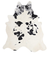 Black and White XX-Large Brazilian Cowhide Rug 8'1"H x 7'0"W #A6129 by Hudson Hides