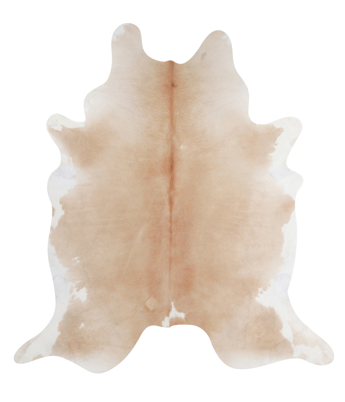 Beige and White Cowhide Rug #A6289