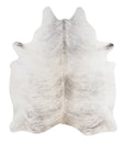 Grey Brindle Large Brazilian Cowhide Rug 6'7"H x 5'6"W #A6330 by Hudson Hides