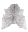 Grey Brindle Large Brazilian Cowhide Rug 6'0"H x 5'10"W #A6352 by Hudson Hides