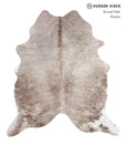 Grey Brindle X-Large Brazilian Cowhide Rug 7'0"H x 6'3"W #A6353 by Hudson Hides