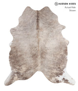 Grey Brindle X-Large Brazilian Cowhide Rug 7'0"H x 6'3"W #A6353 by Hudson Hides