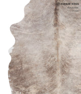 Grey Brindle X-Large Brazilian Cowhide Rug 7'0"H x 6'3"W #A6353 by Hudson Hides