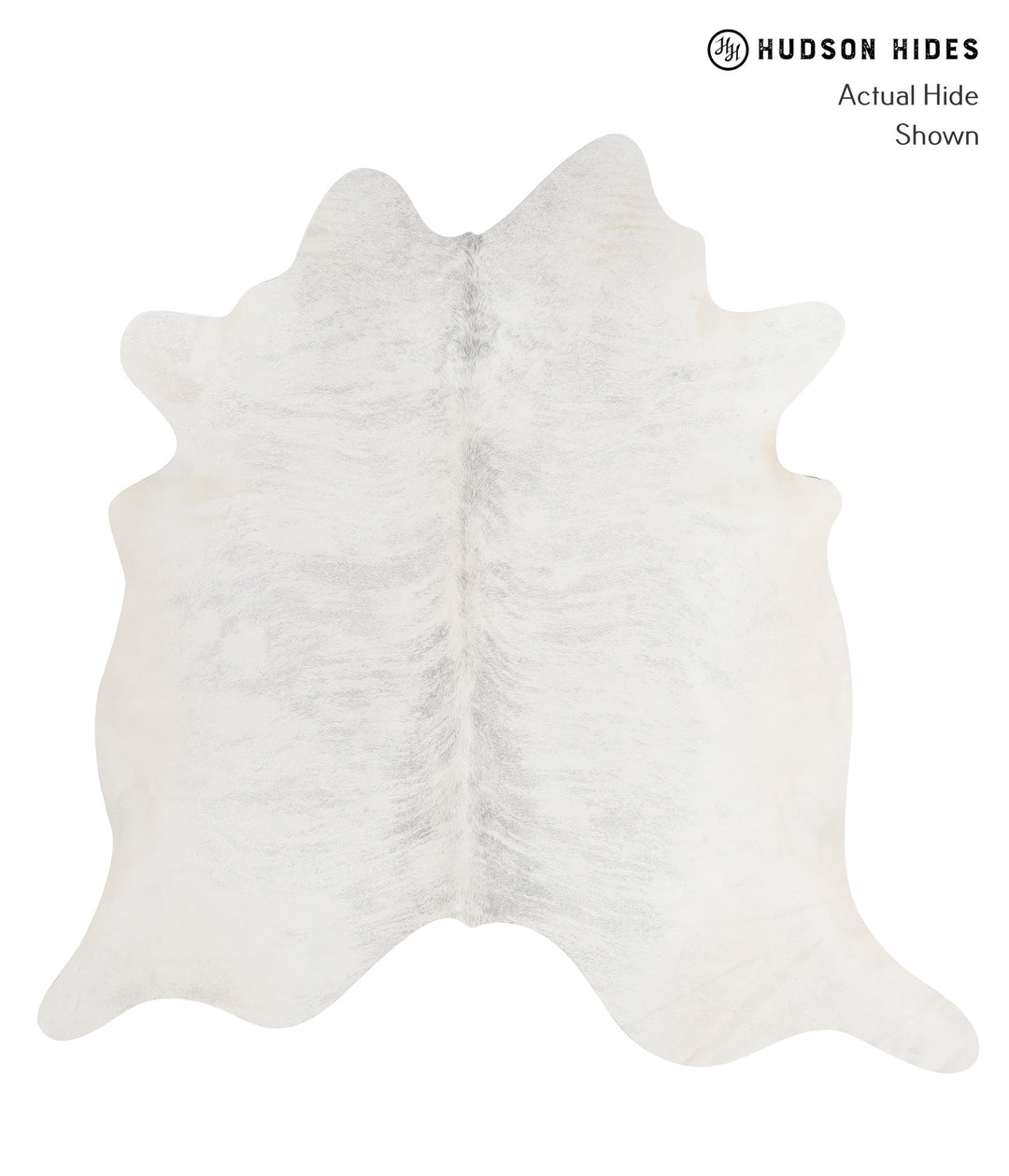 Grey Brindle X-Large Brazilian Cowhide Rug 6'7"H x 6'7"W #A6355 by Hud