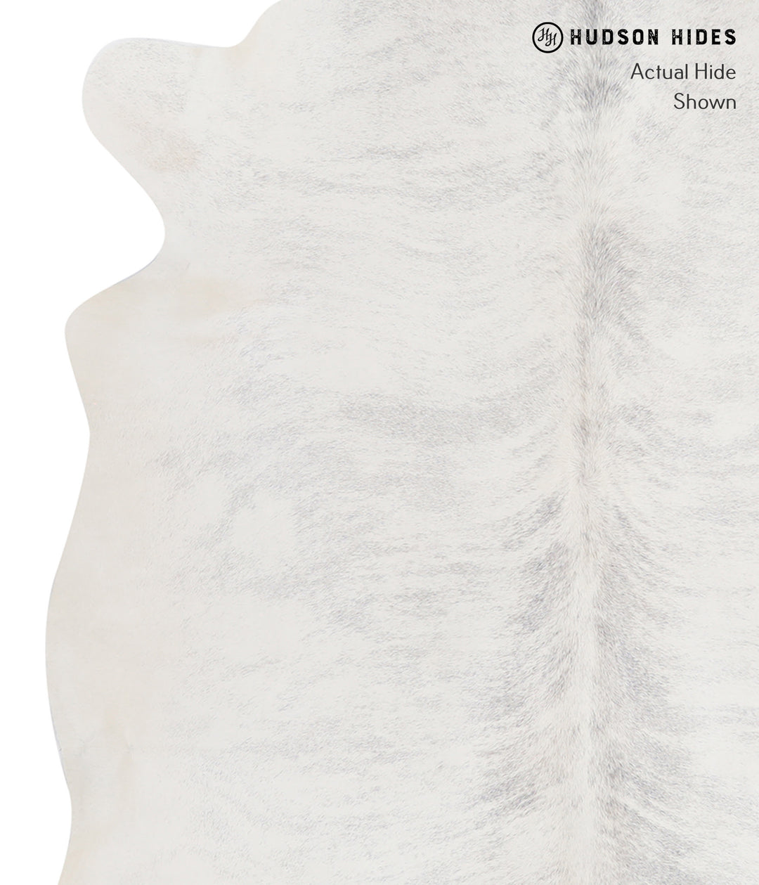 Grey Brindle X-Large Brazilian Cowhide Rug 6'7"H x 6'7"W #A6355 by Hud