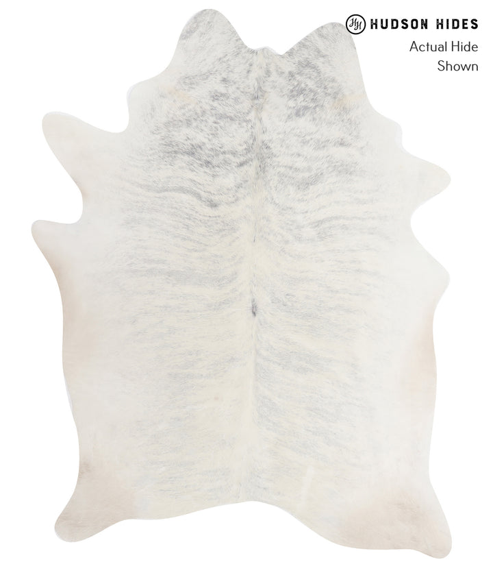 Grey Brindle X-Large Brazilian Cowhide Rug 7'6"H x 6'1"W #A6425 by Hudson Hides