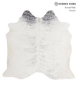 Grey Brindle Large Brazilian Cowhide Rug 5'9"H x 6'1"W #A6493 by Hudson Hides