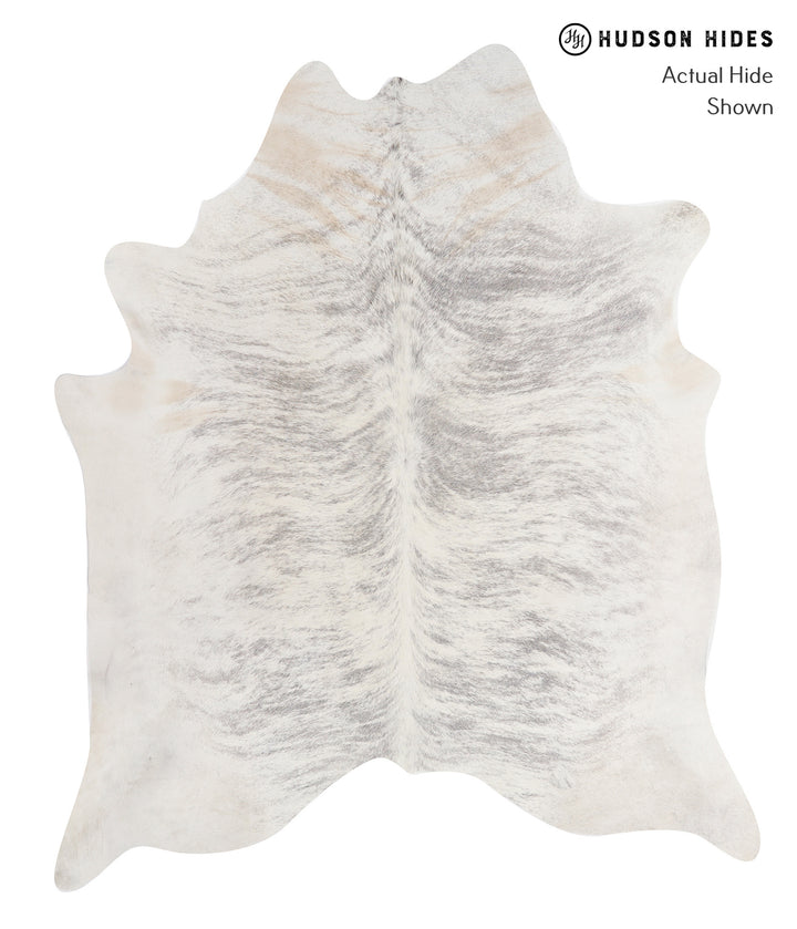 Grey Brindle X-Large Brazilian Cowhide Rug 7'2"H x 6'0"W #A6497 by Hudson Hides